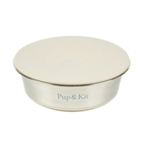 Pup & Kit Lid-It Bowl with Stay-Fresh Lid - Beige