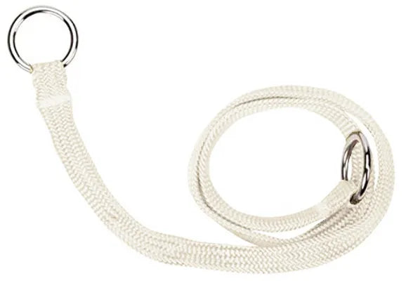 Resco Nylon Braided Choke Collar 35.5cm (14") WHITE