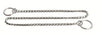 Fine/Medium Hexagon/Snake Link Show Chain In Silver
