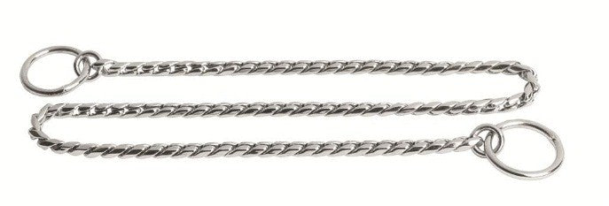 Fine/Medium Hexagon/Snake Link Show Chain In Silver