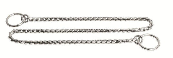 Fine/Medium Hexagon/Snake Link Show Chain In Silver