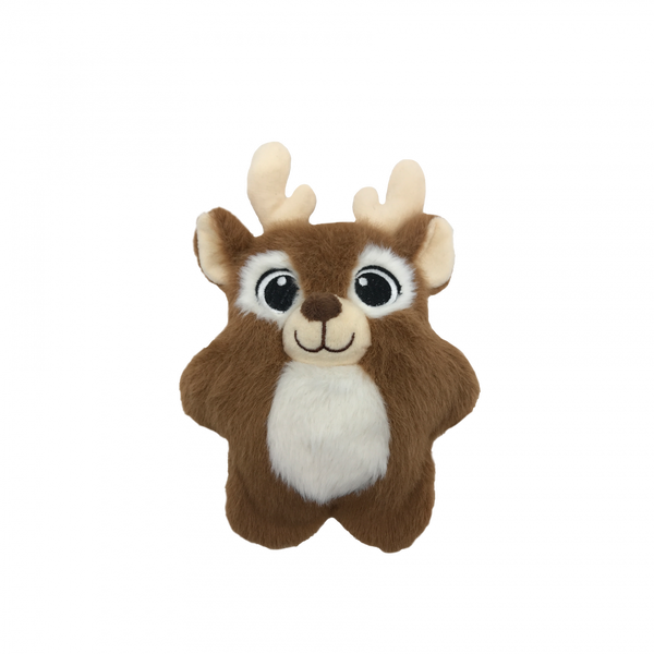 Kong Holiday Snuzzles Reindeer Dog Toy - Small 