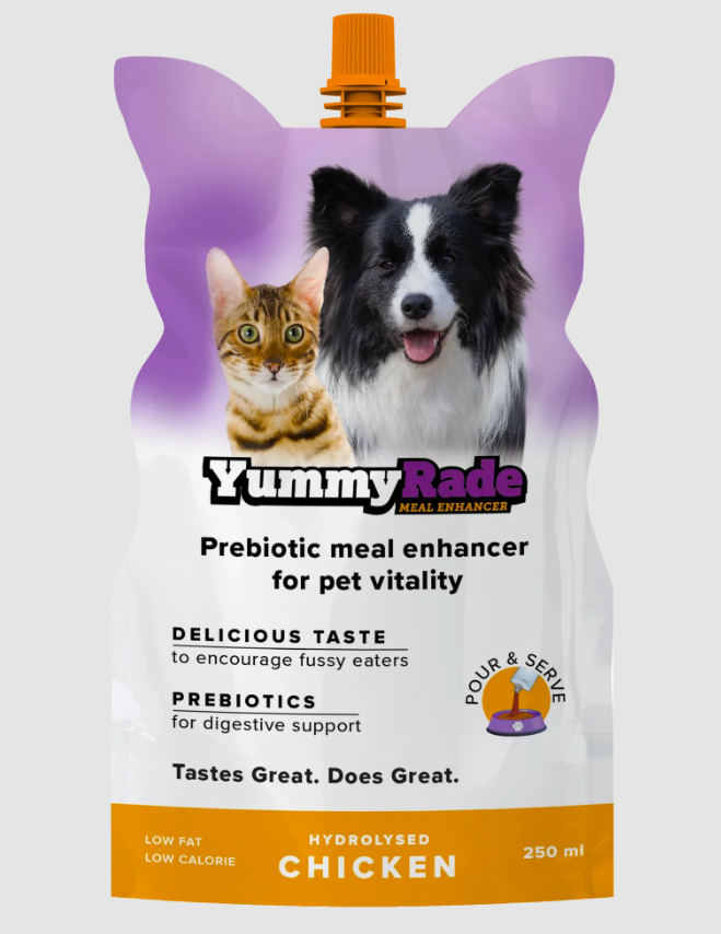 DoggyRade YummyRade Chicken Prebiotic Gravy Topper for Cats and Dogs 250ml