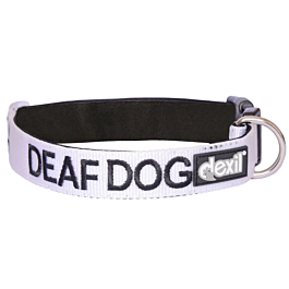 Deaf dog collar top