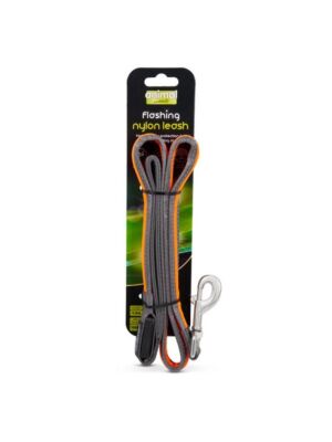 Animal Instincts Flashing USB Dog Lead 1.2m