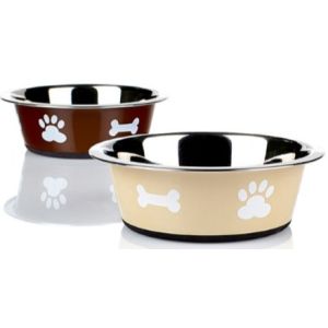 Posh Paws Stainless Steel Bowls - NEUTRAL