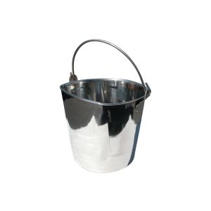 Show Tech Pail with one Flat side