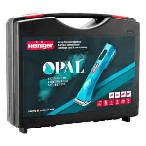Heiniger Opal Cordless Battery Clipper + #10 Blade + 2 Batteries + Case