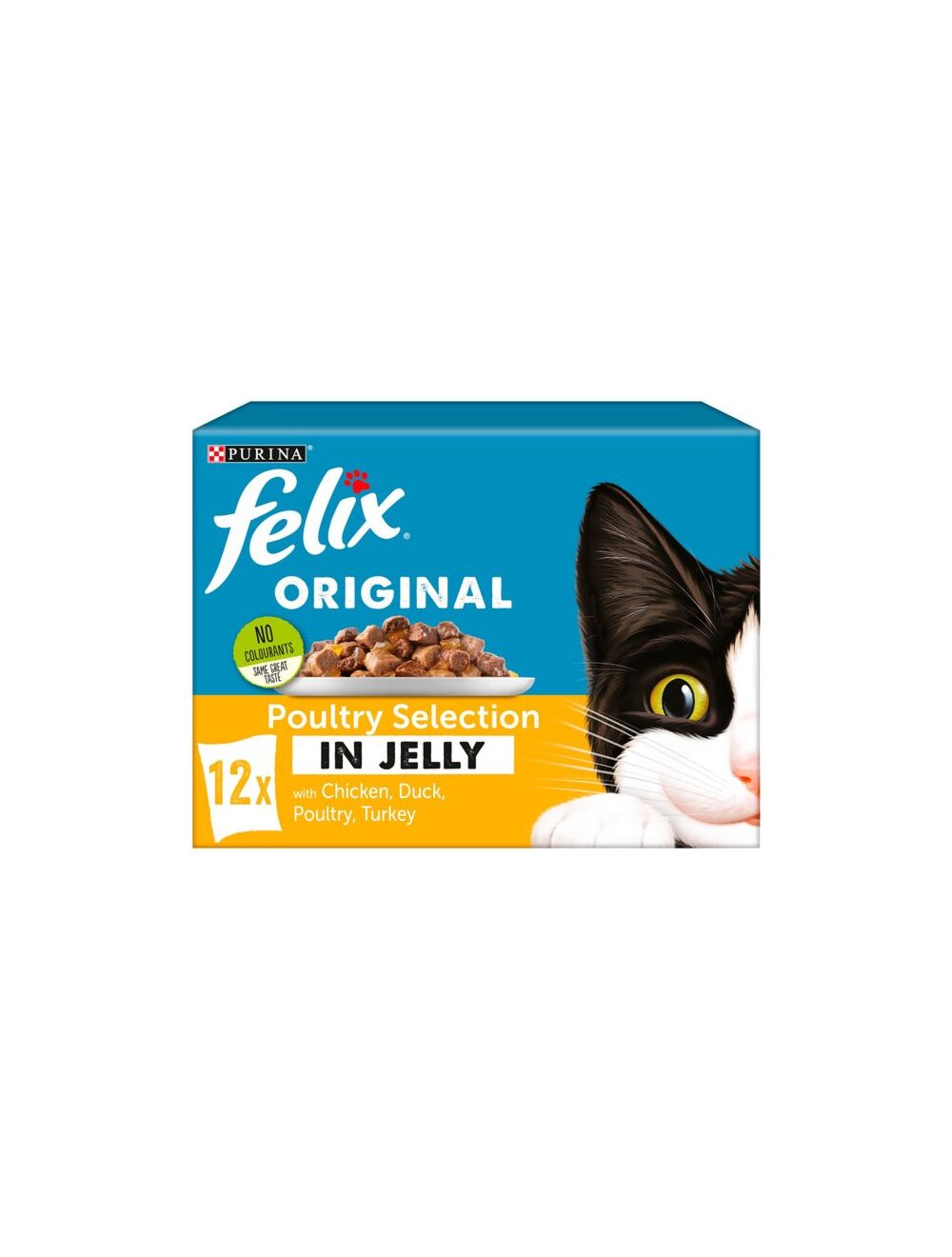 Petcetera.co.uk - Felix Poultry in Jelly Cat Food 12 Pack