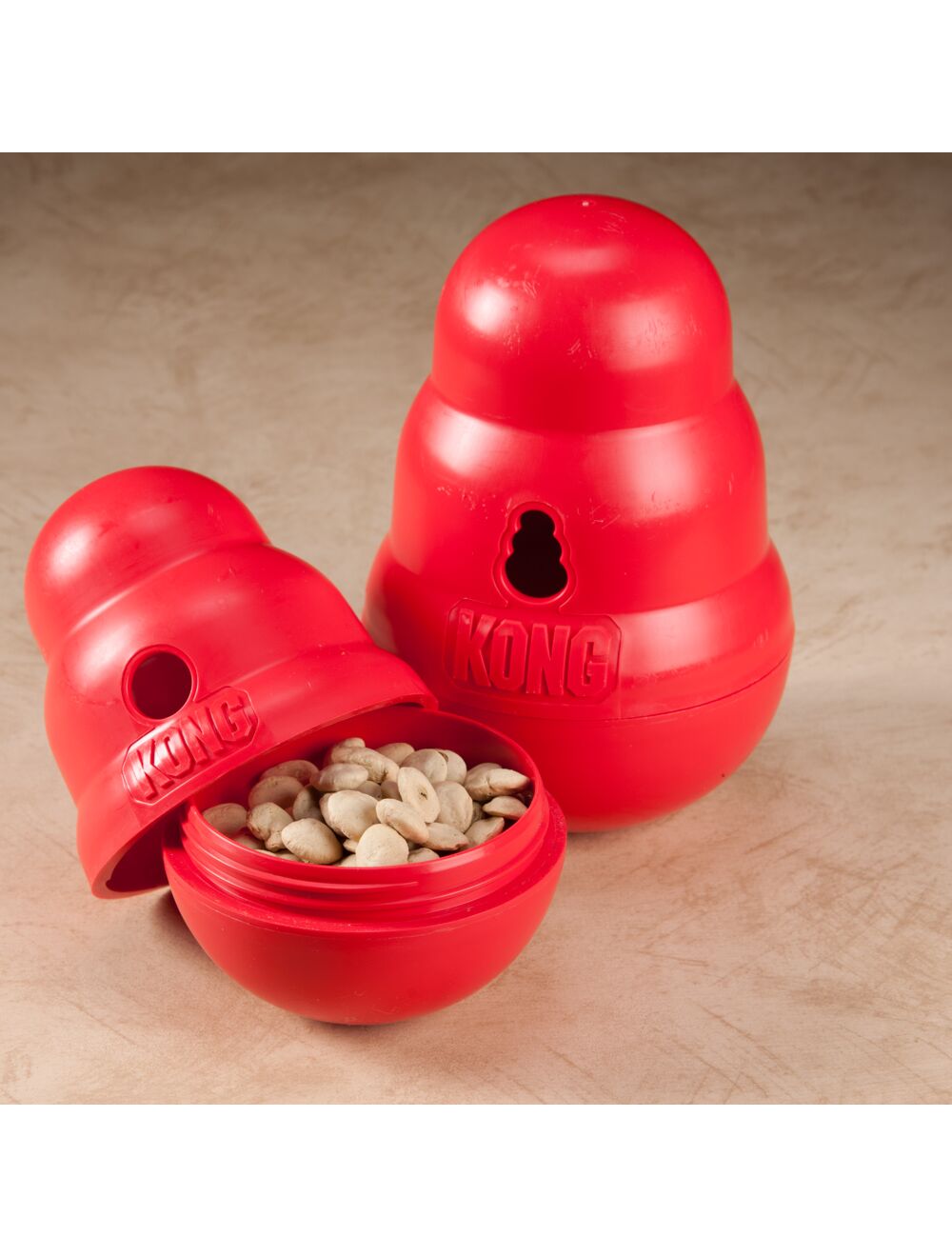 Red store kong wobbler