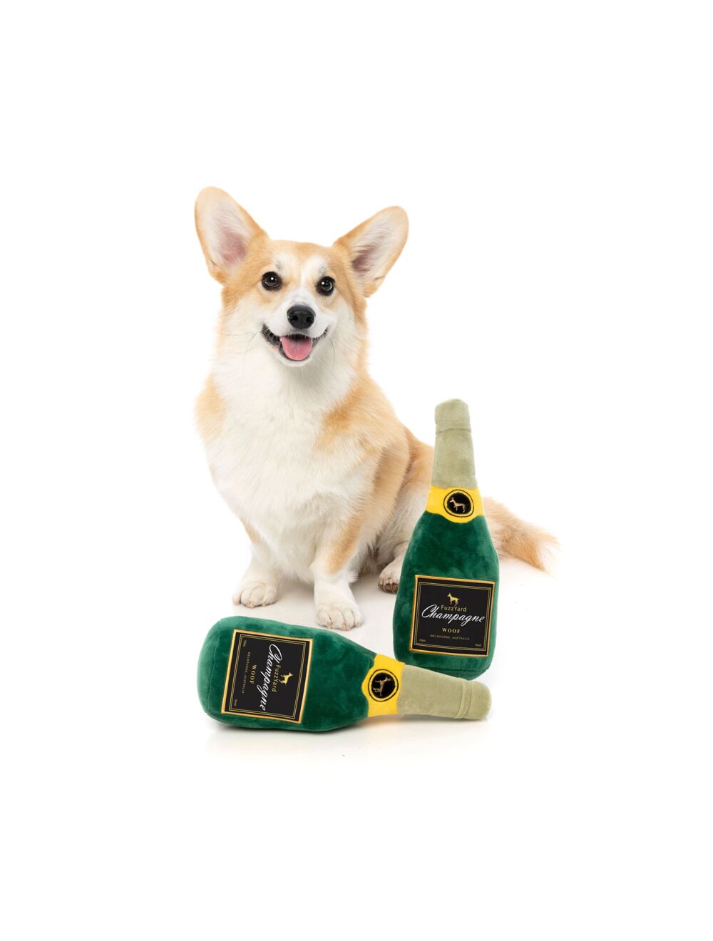 Champagne dog discount toy