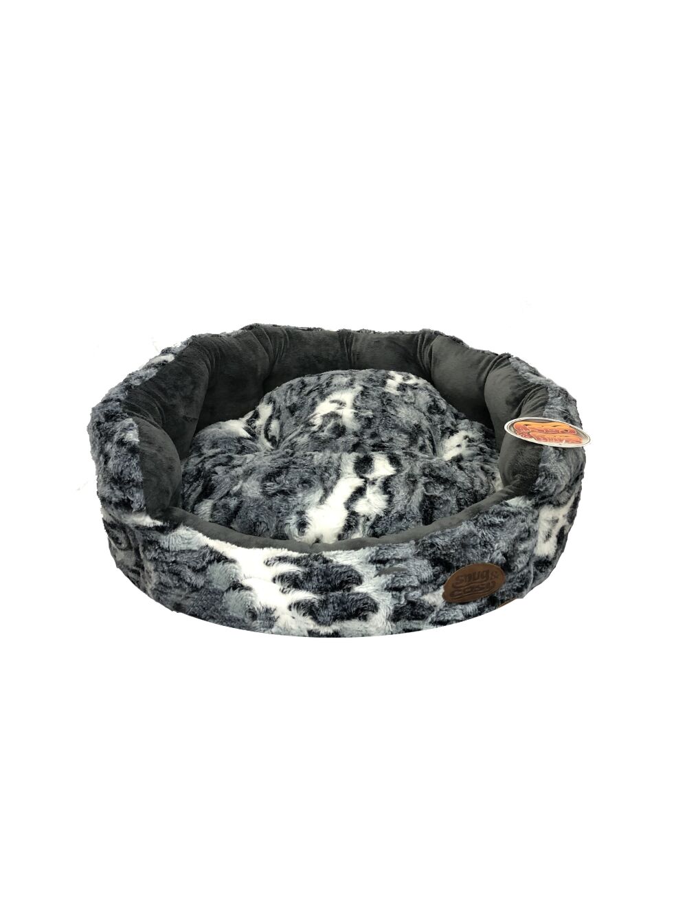 Black and grey dog bed on sale