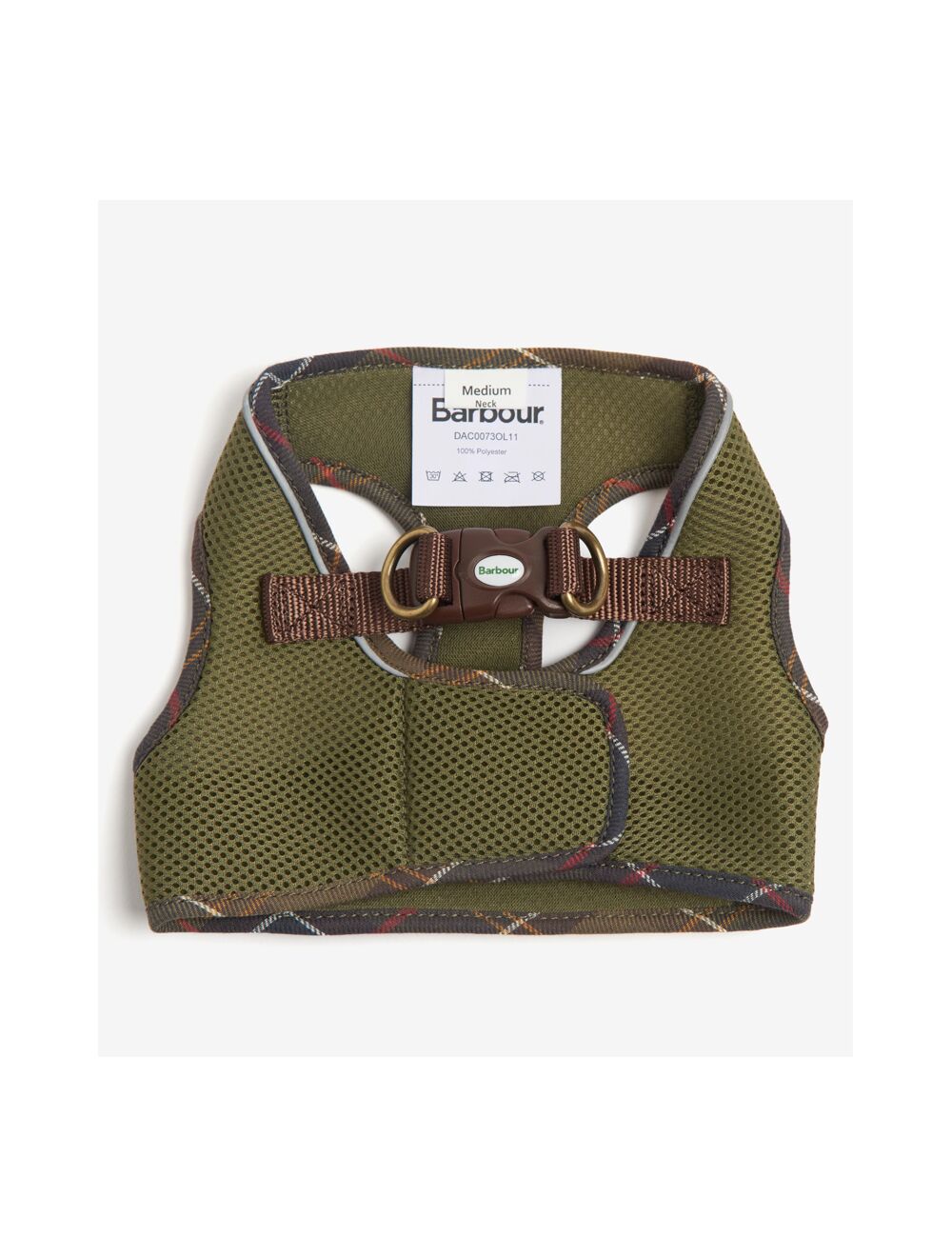 Petcetera Barbour Mesh Dog Harness Olive