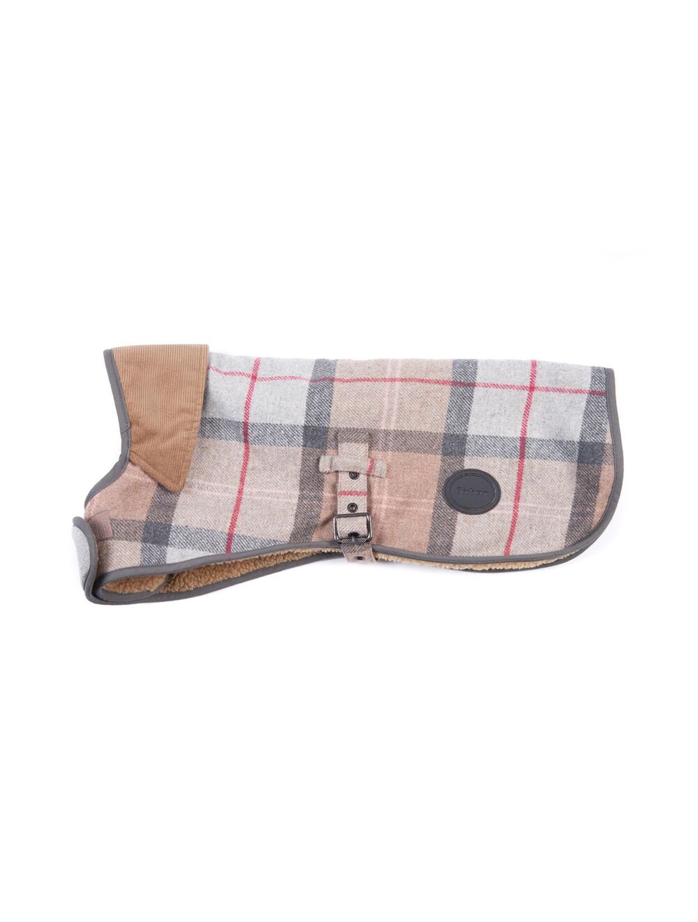 Pink tartan dog coat cheap