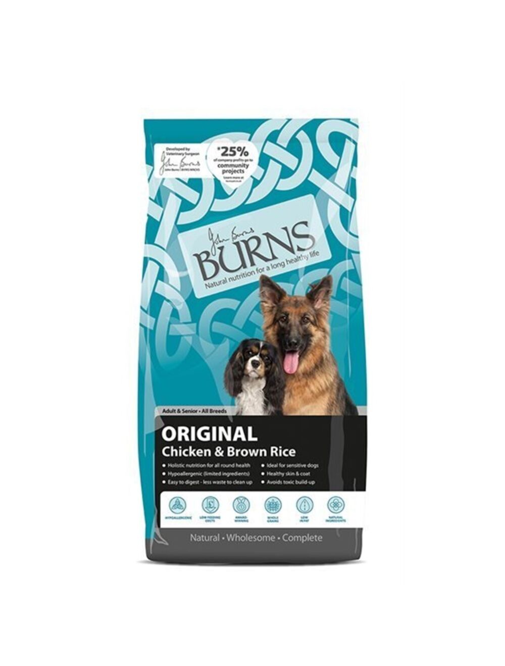 Petcetera Burns Adult Chicken and Brown Rice Dog Food