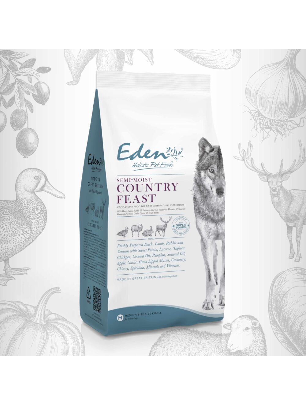 Eden semi moist sales dog food 12kg