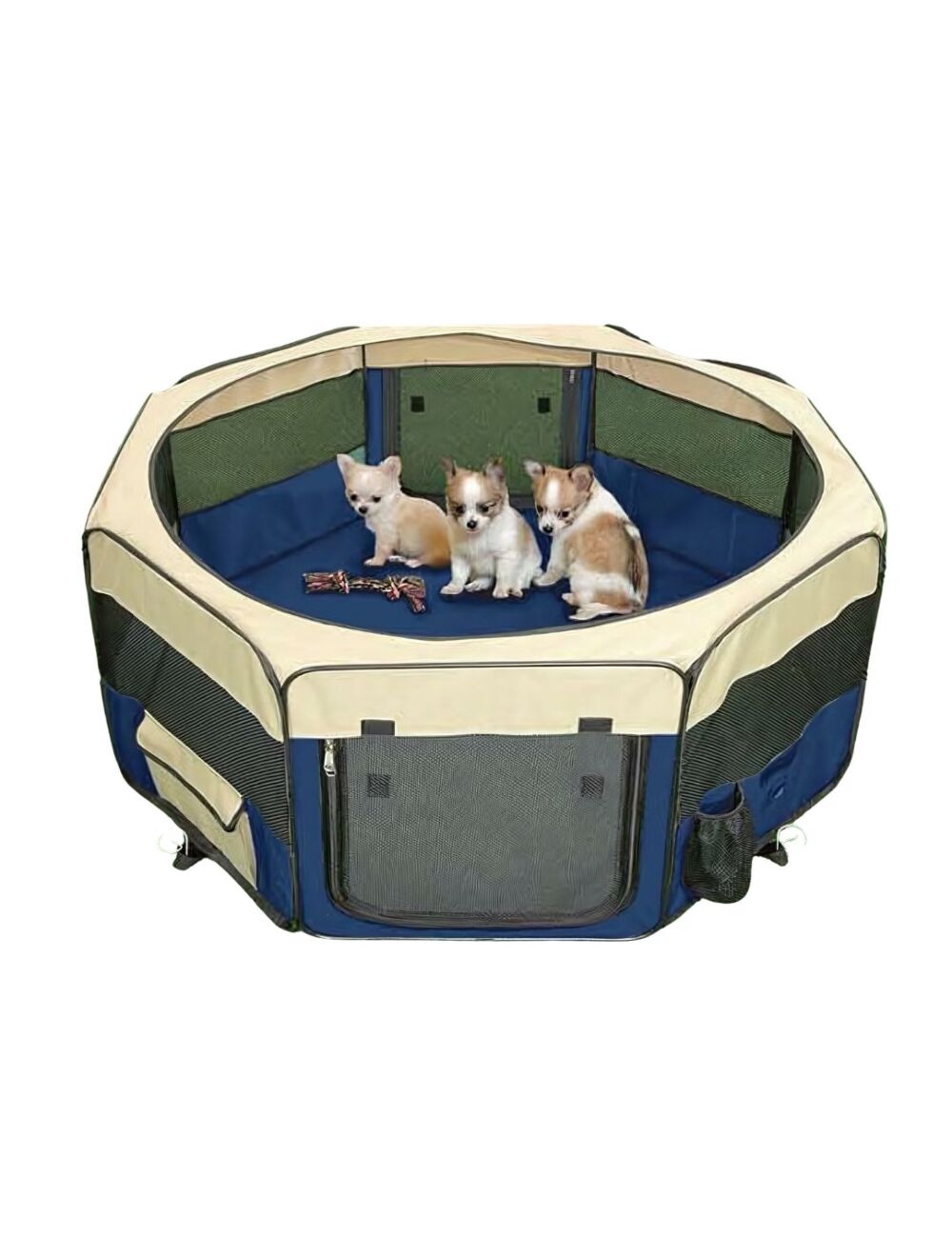 Petcetera Small Fabric Pet Play Pen Royal Blue