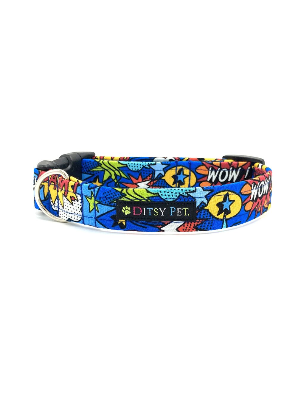 Ditsy Pet Superhero Dog Collar