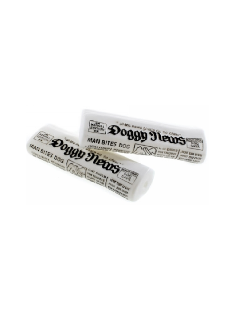 Squeaky newspaper outlet dog toy