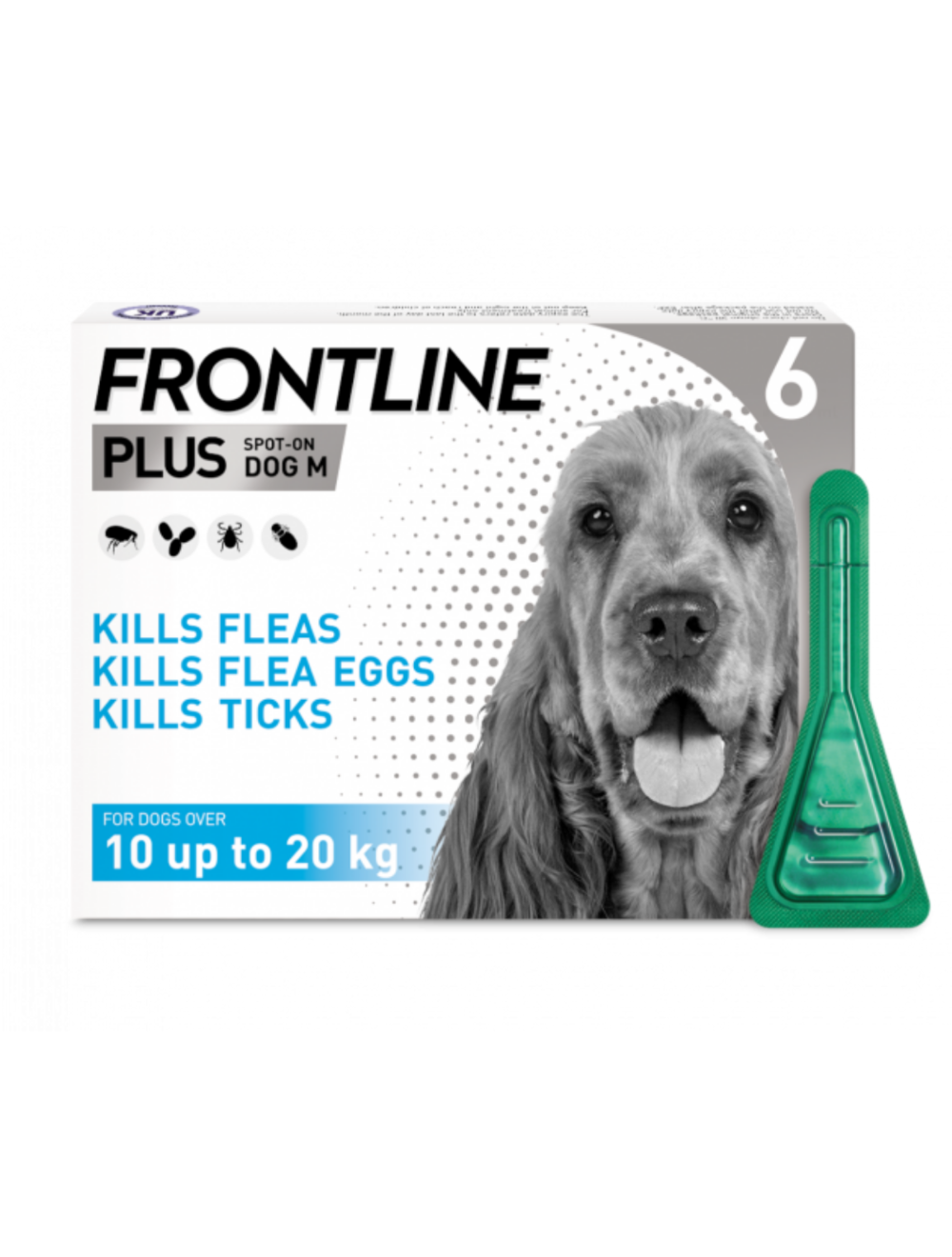 Petcetera Frontline Plus Medium Dog Flea and Tick Treatment