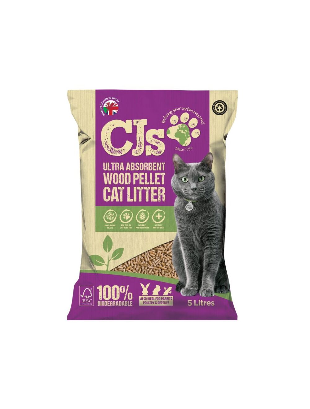 Eco cat litter pellets best sale
