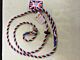 KJK Ropeworks Fine Cotton Rope Slip Lead - Red, White & Blue