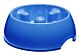 Go Slow! Anti-Gulping Dog Dish Small Blue