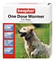 Beaphar One dose wormer Dogs up to 40Kg 4 tablets 