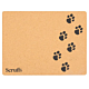 Scruffs Cork Mat Paw Print