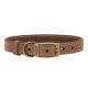 Barbour Brown Leather Dog Collar 