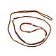 HPP Nylon Show Lead with Chin Strap Dark Brown