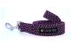 Ditsy Pet Dog Lead - BERRY