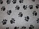 Paw Print Vet Bed