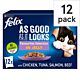 Felix As Good As It Looks Favourites Cat Food 12 Pack