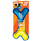 Nerf Dog Tuff TPR - Nylon Plush Bone Poly Filled