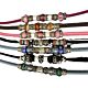 The Showdog Company Hessonite Beaded Leather/Cord Slip Lead 1.5m