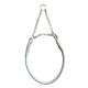 The Showdog Company Leather Half Check Collar 50cm
